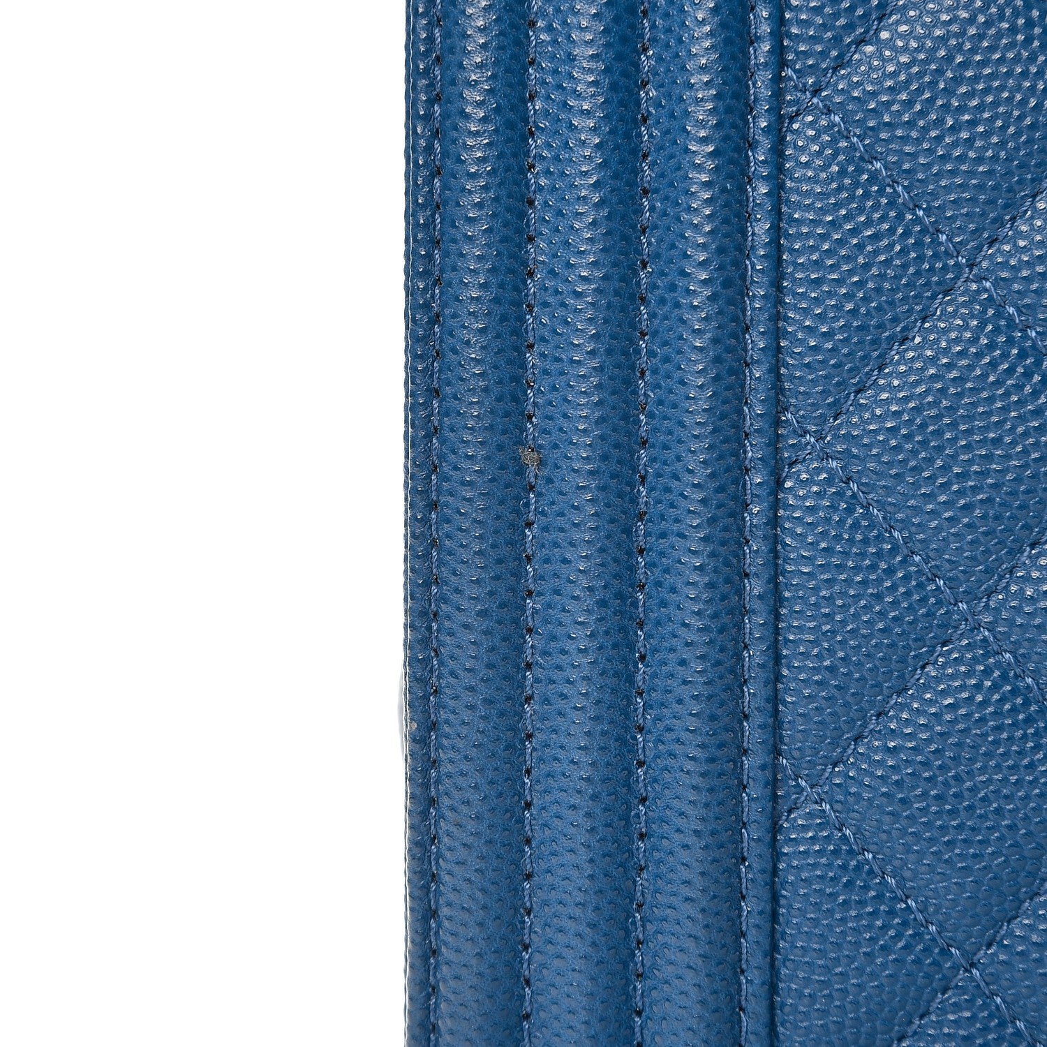 Chanel Caviar Quilted New Medium Boy Flap Blue 8 of 8