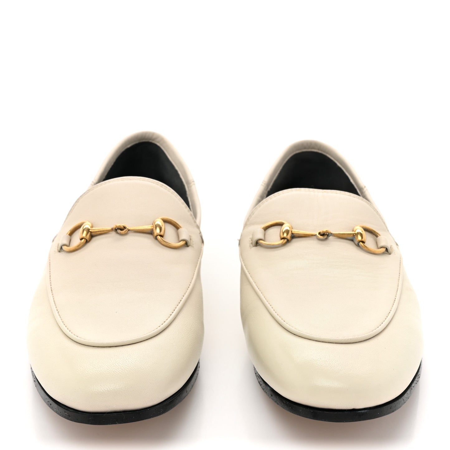 Lambskin Womens Brixton Horsebit Loafers 38 Mystic White