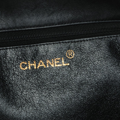 Chanel Lambskin CC Tote Black 6 of 8