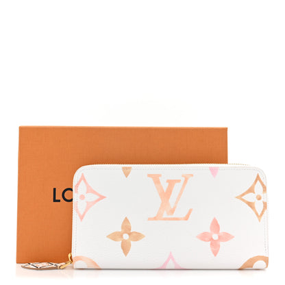 Louis Vuitton Monogram Giant By The Pool Zippy Wallet Resort Beige 12 of 12