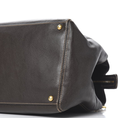 Chanel Calfskin Large Satchel Brown 7 of 8