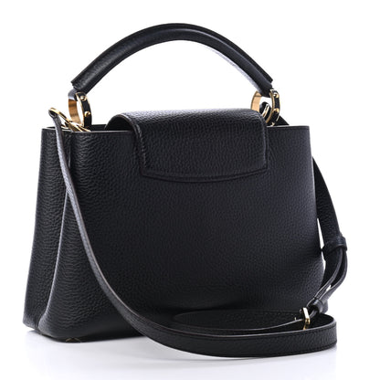 Louis Vuitton Taurillon Capucines BB Black 2 of 4