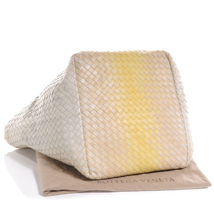 Bottega Veneta Nappa Intrecciato Nuance Bucket Ombre Tote Yellow 4 of 8