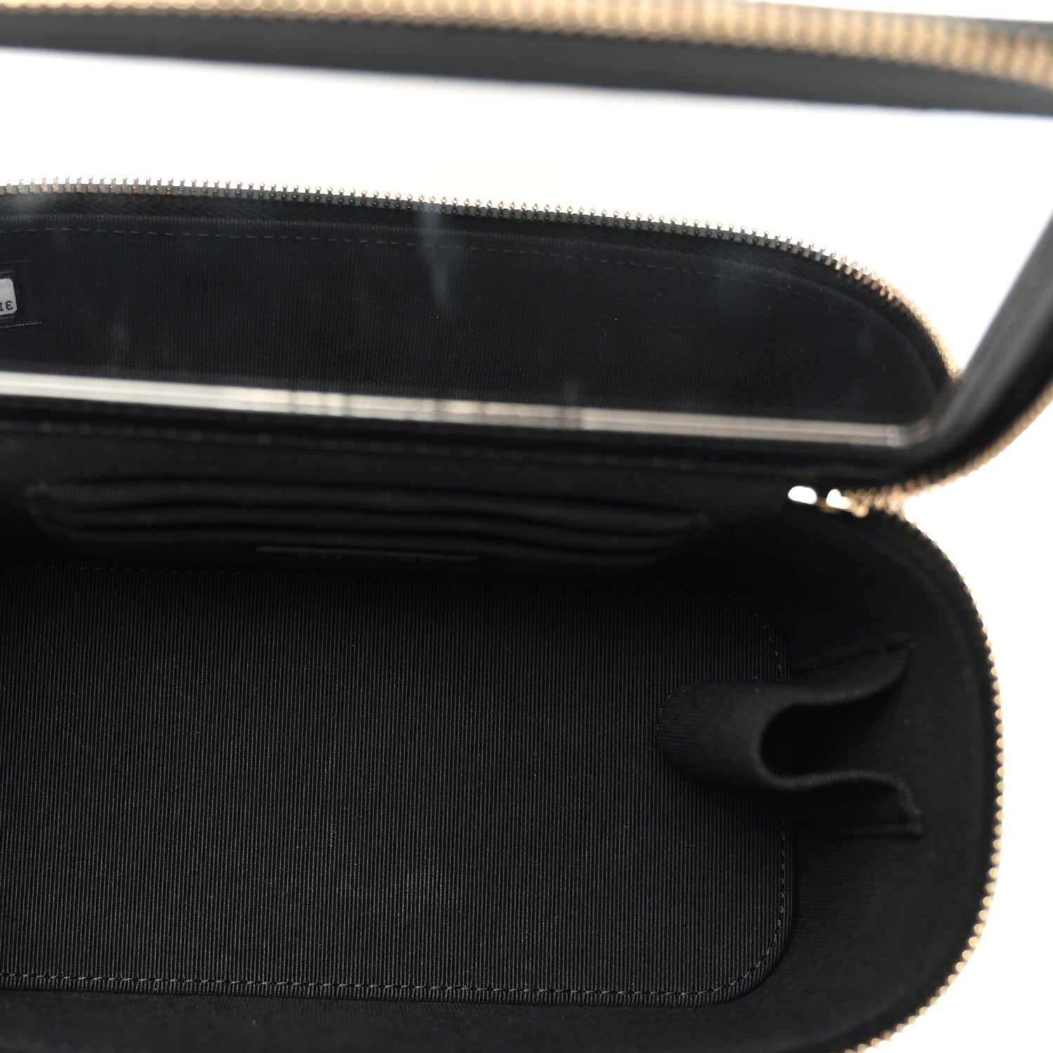 Chanel Lambskin Quilted Small Top Handle Vanity Case With Chain Black 4 of 9
