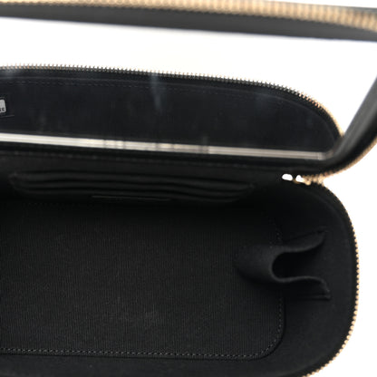 Chanel Lambskin Quilted Small Top Handle Vanity Case With Chain Black 4 of 9