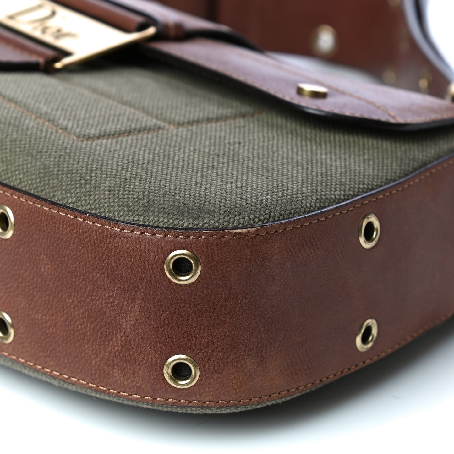 Canvas Calfskin Street Chic Columbus Ave Green