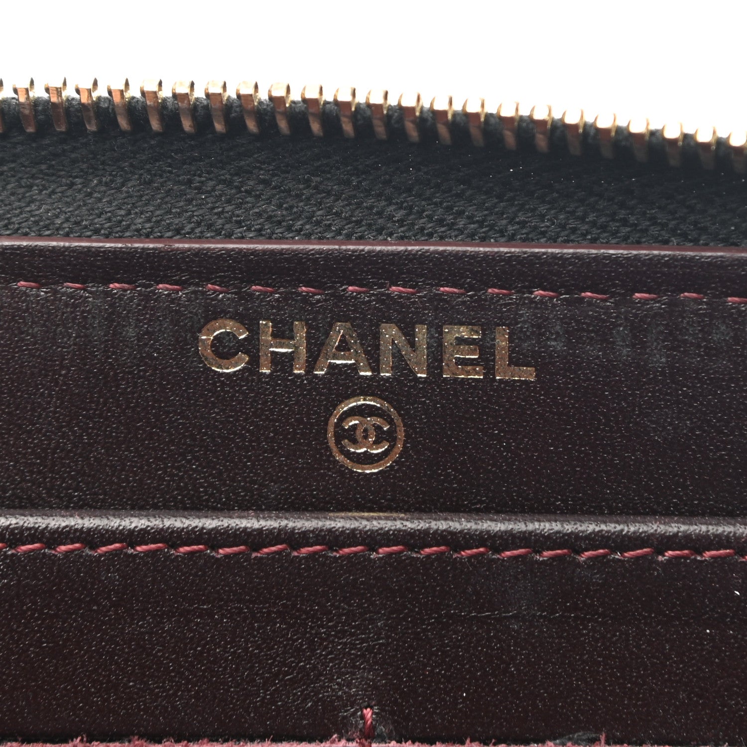 Chanel Caviar Quilted Large Gusset Zip Around Wallet Black 6 of 10