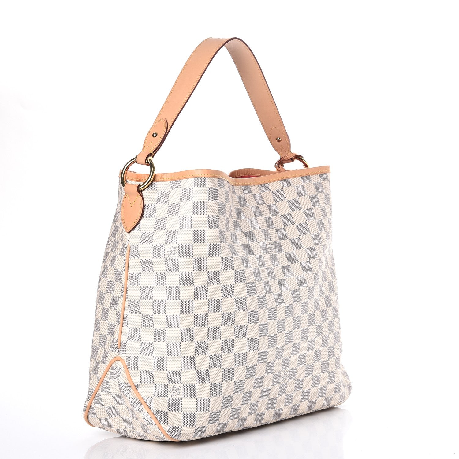 Louis Vuitton Damier Azur Delightful MM Pink 3 of 7