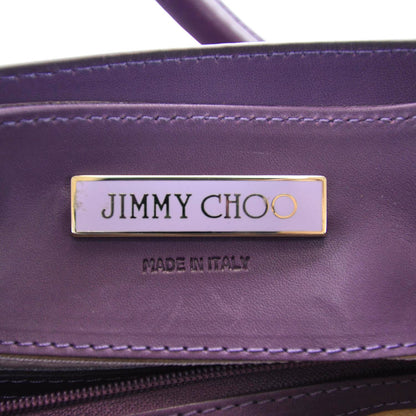 Jimmy Choo Leather Rhona Satchel Purple 8 of 8