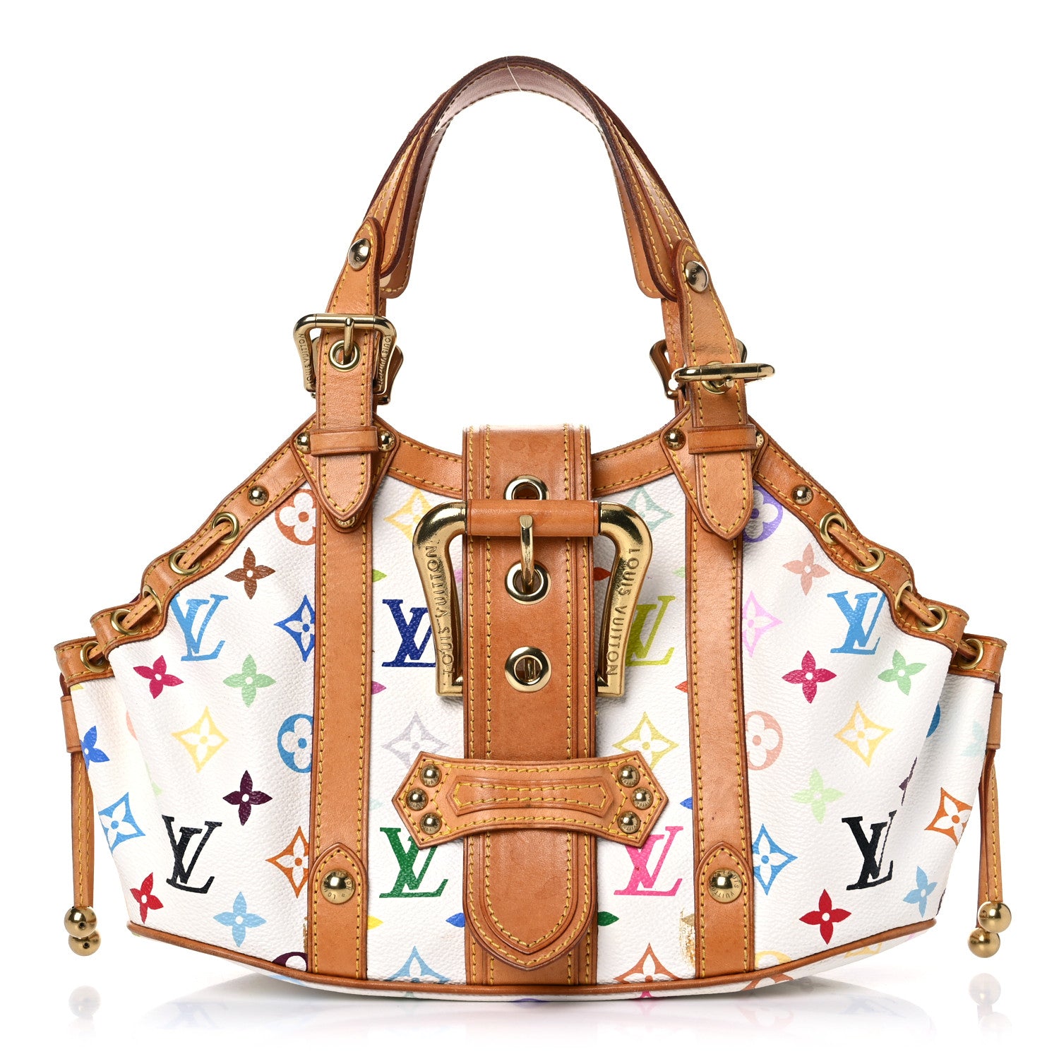 Louis Vuitton Monogram Multicolor Theda GM White 1 of 32