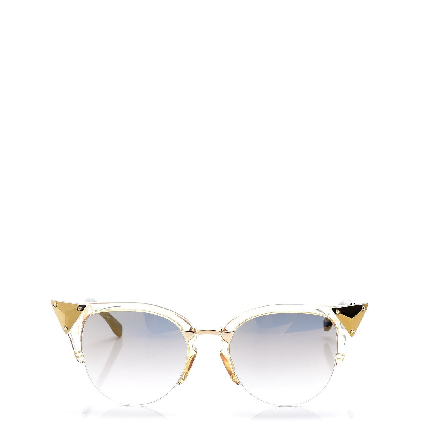 Metal Iridia Cat Eye Sunglasses FF 0041/S Gold