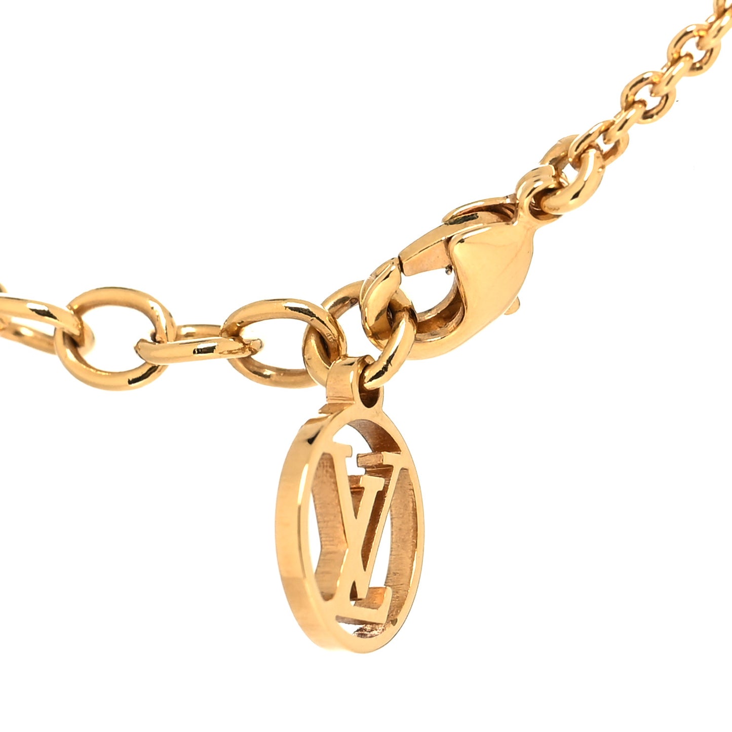 Brass Essential V Necklace Gold