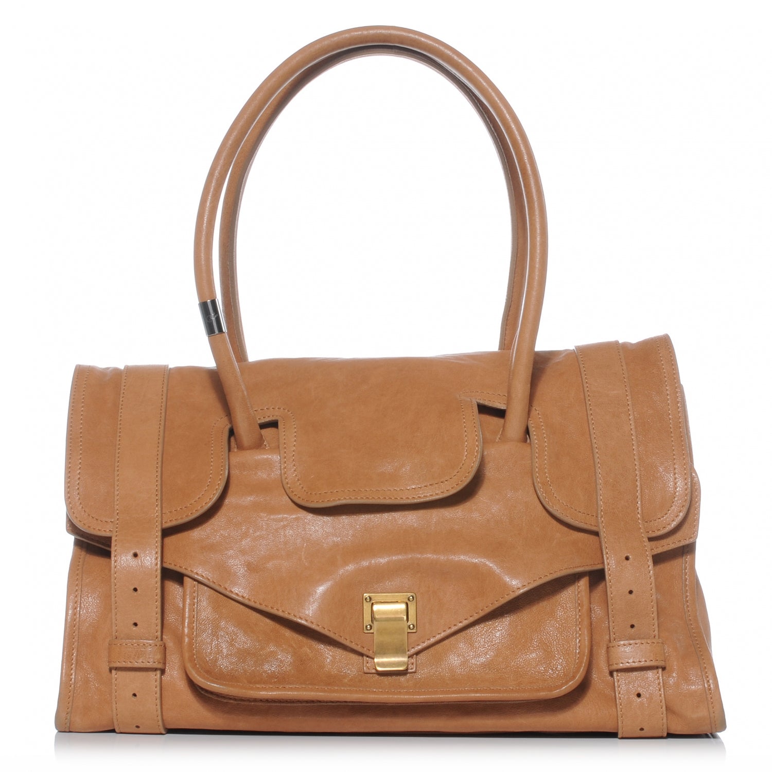 Proenza Schouler Leather PS1 Small Keep All Birch 1 of 8
