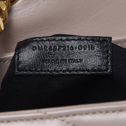 Saint Laurent Calfskin Y Quilted Monogram Medium Loulou Chain Satchel Light Natural 8 of 10