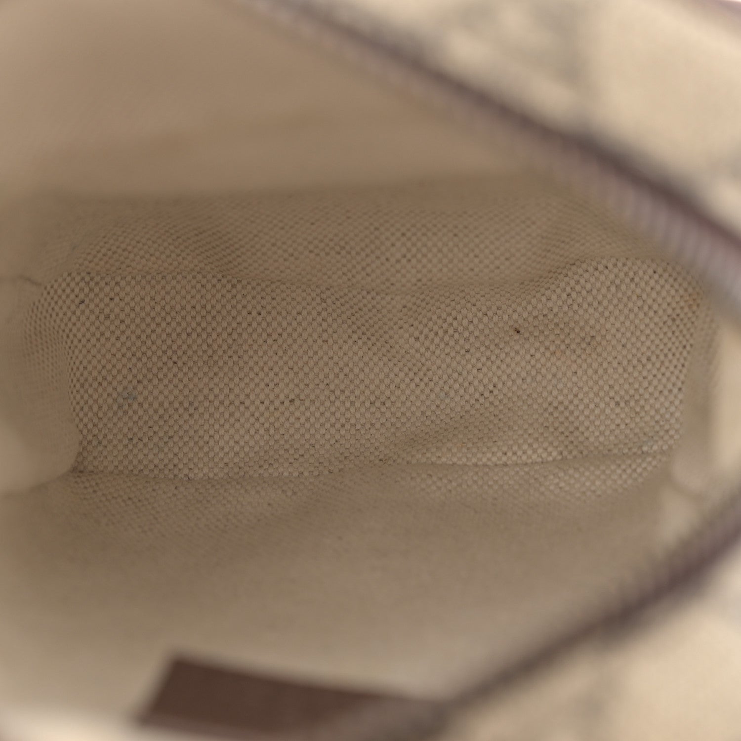 Gucci GG Supreme Monogram Mini Neo Vintage Double Zip Messenger Bag Beige New Acero Crop 5 of 10