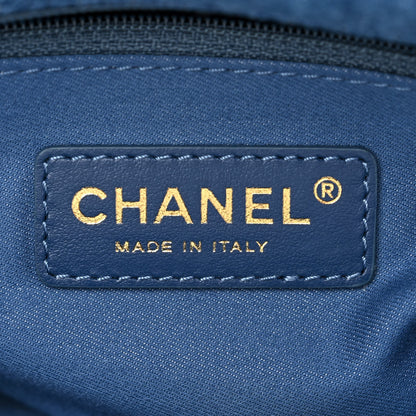 Chanel Denim Quilted Denim Large Mood Flap Blue Multicolor 6 of 11