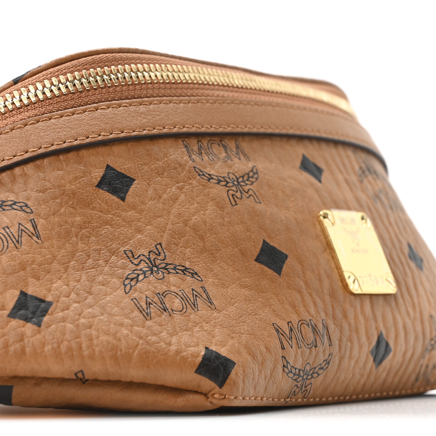 Visetos Small Fusten Belt Bag Cognac