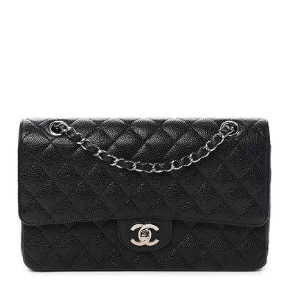 Chanel Caviar Quilted Medium Double Flap Black 1 of 17
