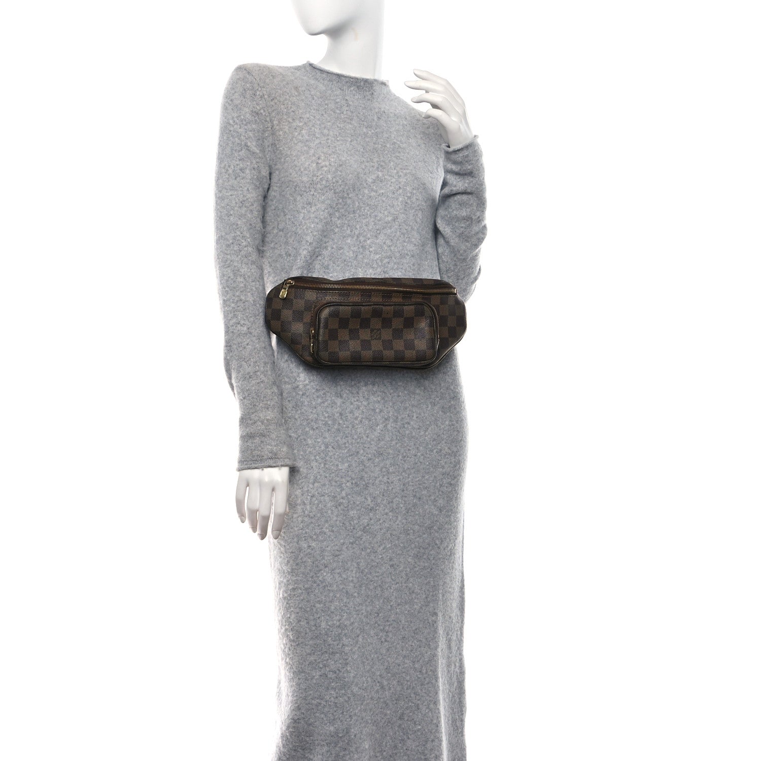 Louis Vuitton Damier Ebene Melville Bum Bag 2 of 8