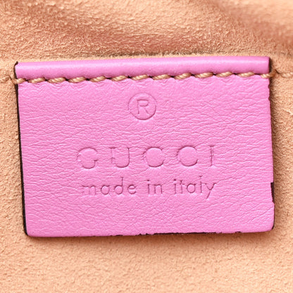 Gucci Calfskin Matelasse Small GG Marmont Chain Shoulder Bag Candy Mousse 6 of 11