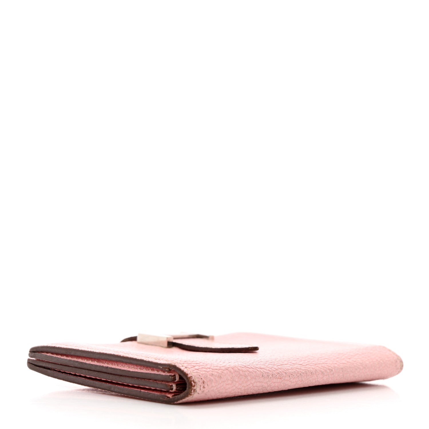 Hermes Chevre Mysore Bearn Card Holder Wallet Rose Sakura 4 of 15