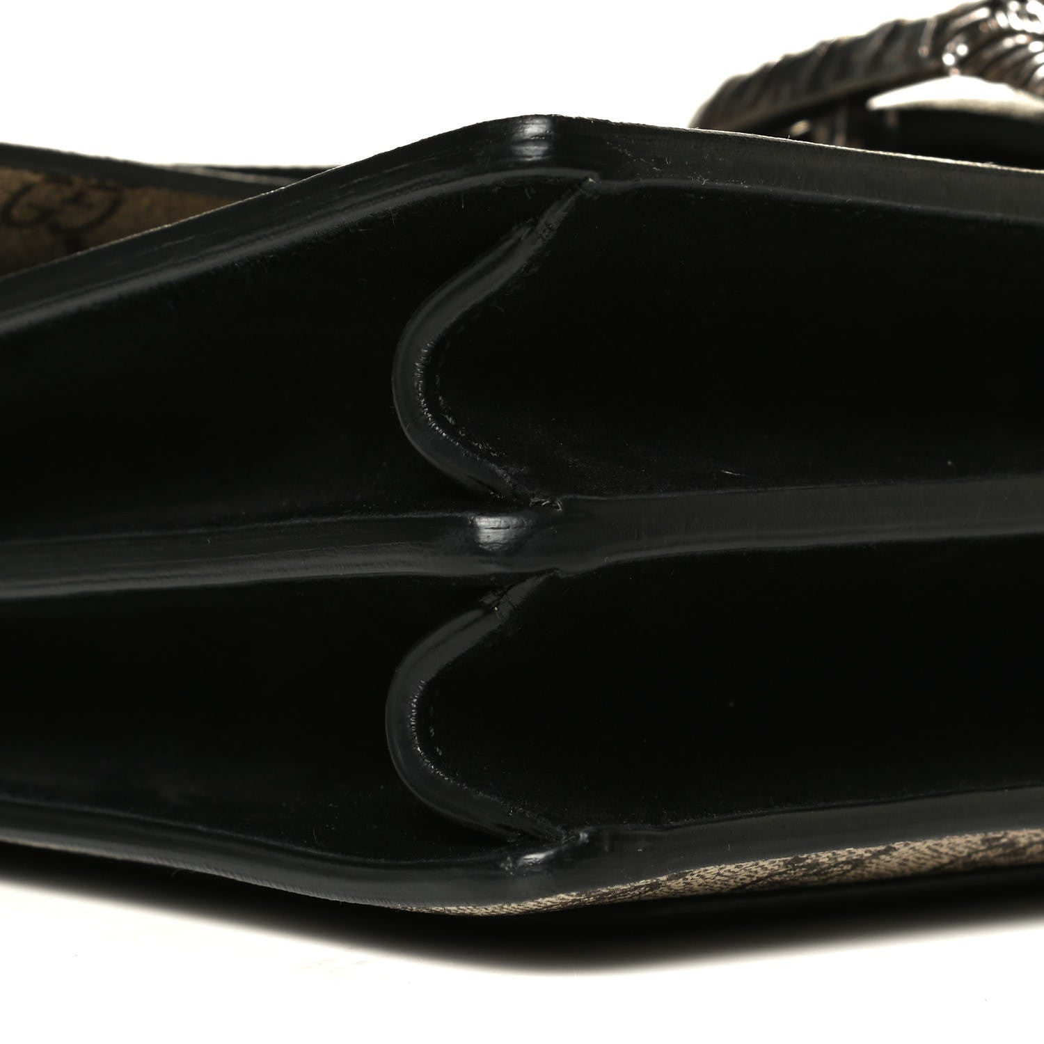 Gucci GG Supreme Monogram Medium Dionysus Shoulder Bag Black 10 of 12