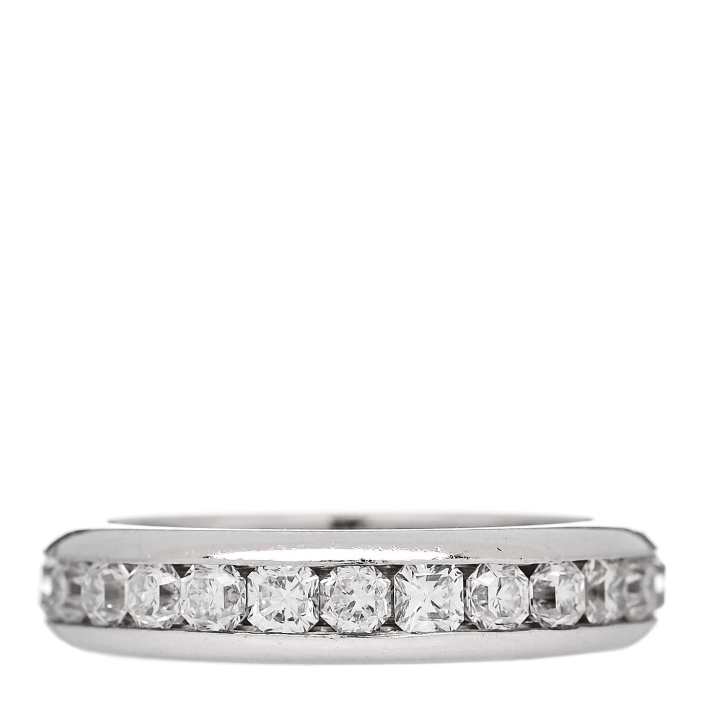 Platinum Diamond 4mm Lucida Full Circle Band Ring 48 4.5
