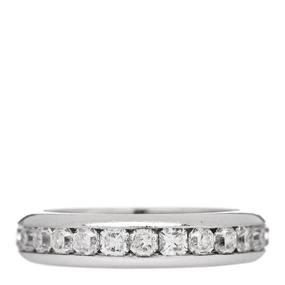 Tiffany Platinum Diamond 4mm Lucida Full Circle Band Ring 48 4.5 3 of 7