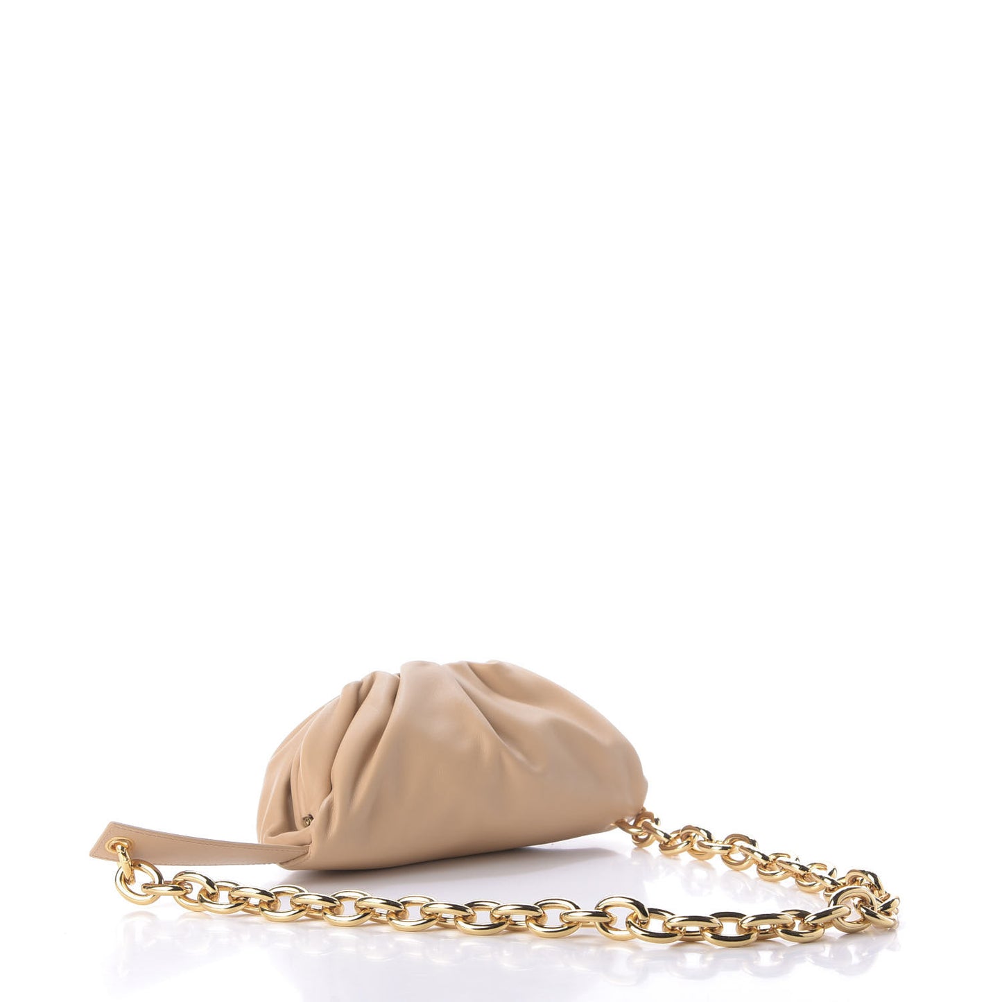 Nappa The Belt Chain Pouch Almond