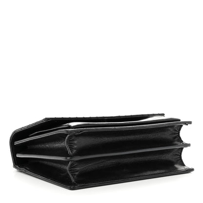 Saint Laurent Lambskin Mixed Quilted Medium Monogram Sunset Black 4 of 10