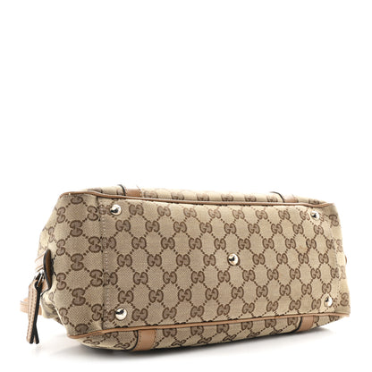 Gucci Monogram GG Twins Boston Brown 4 of 12