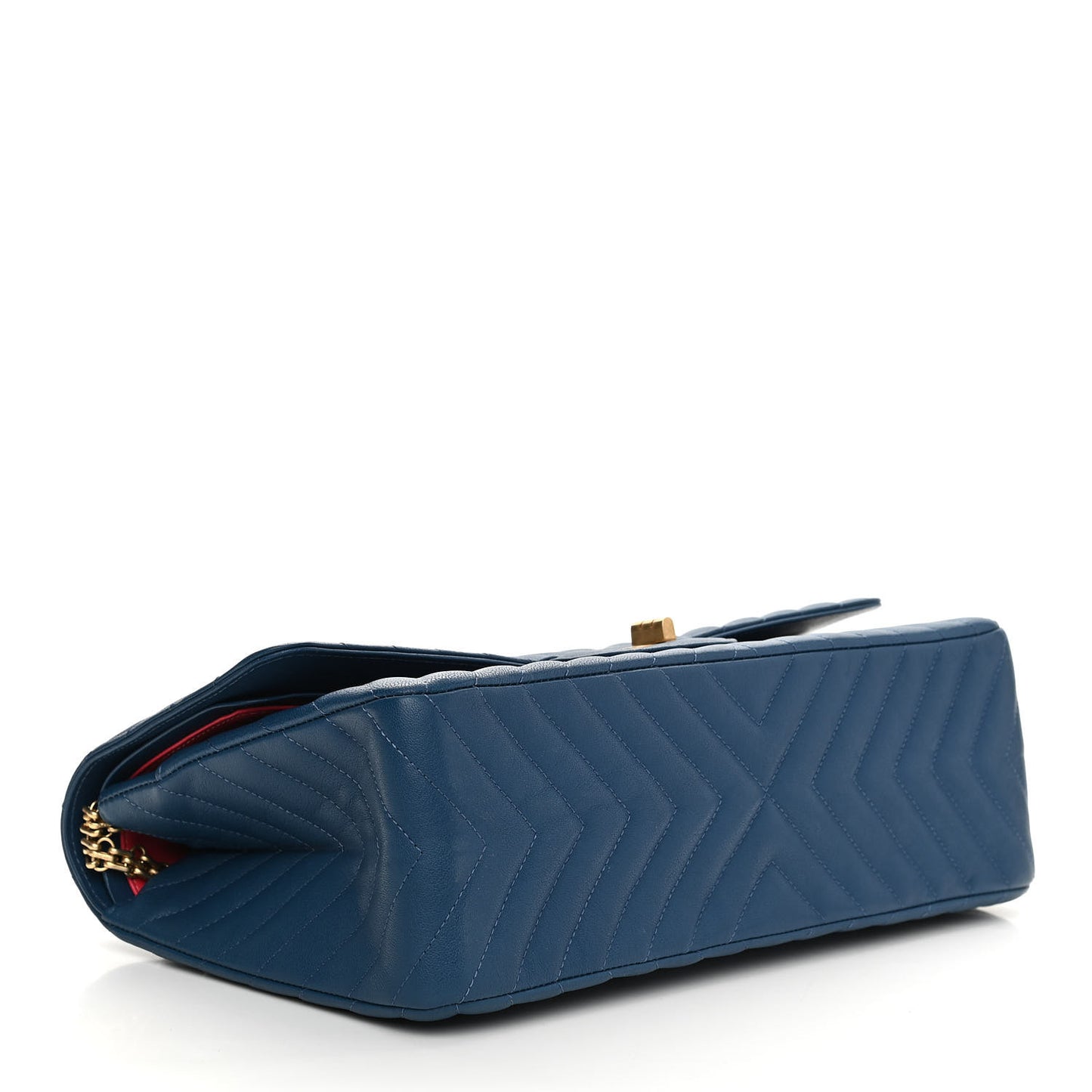 Sheepskin Chevron Quilted 2.55 Reissue 227 Flap Blue