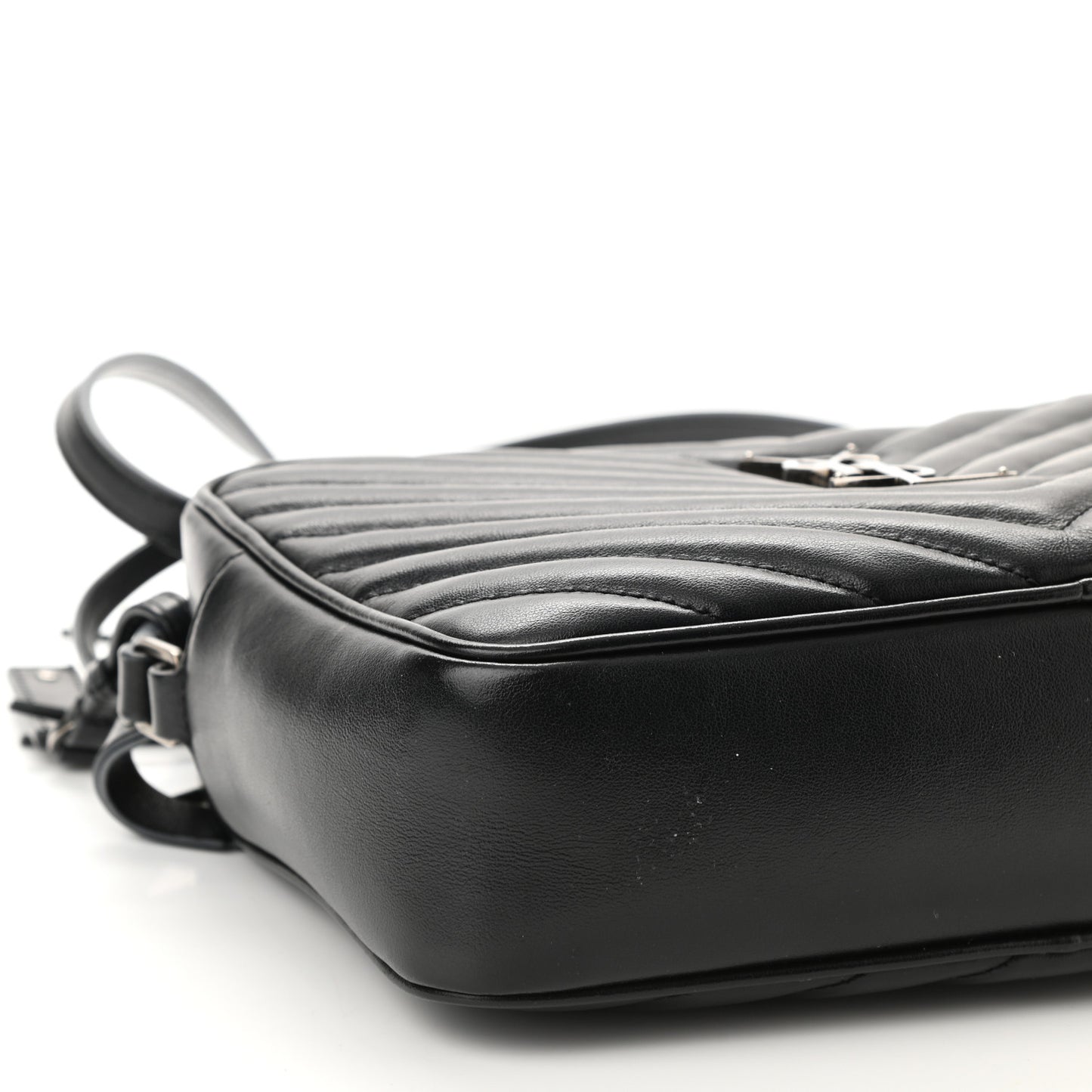 Calfskin Matelasse Monogram Lou Camera Bag Sea Pebble