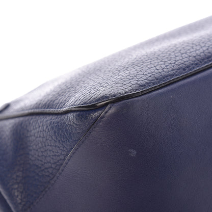 Proenza Schouler Pebbled Calfskin Double Sided PS Courier Bag Indigo 14 of 17