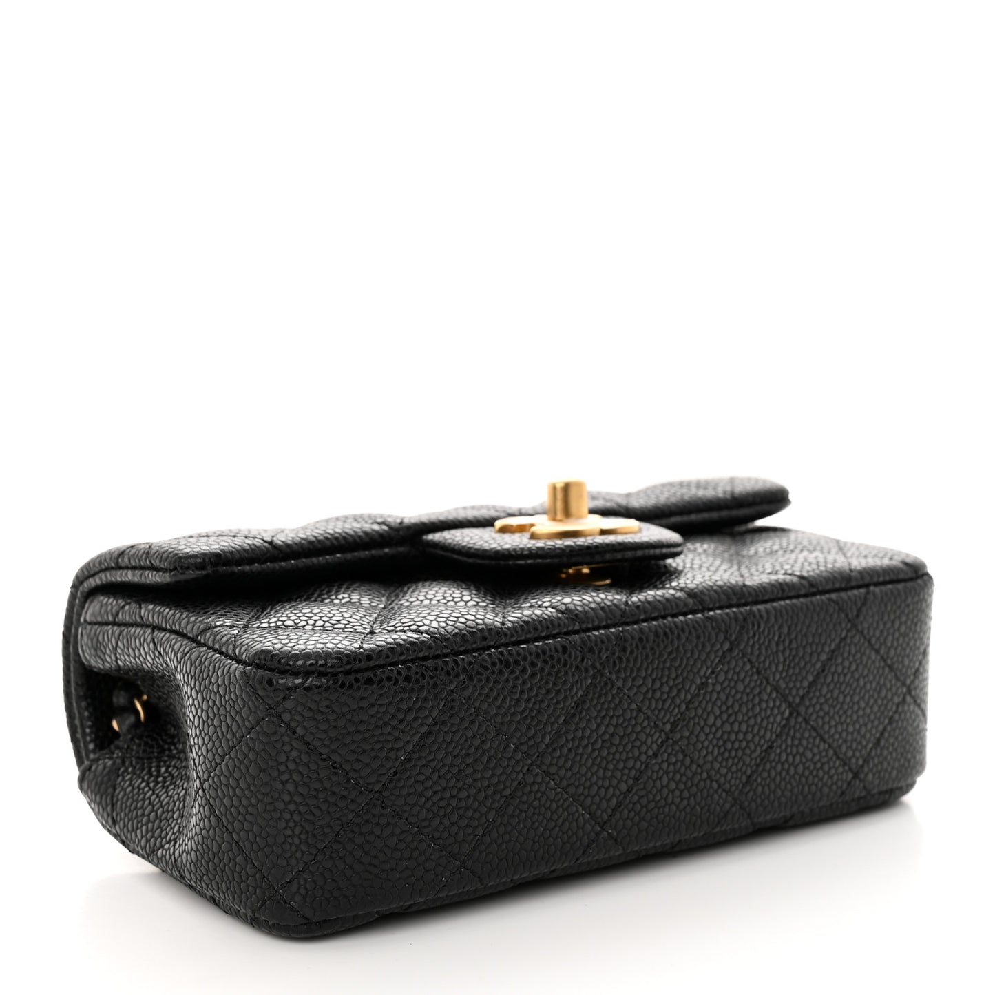 Caviar Quilted Extra Mini Flap Black