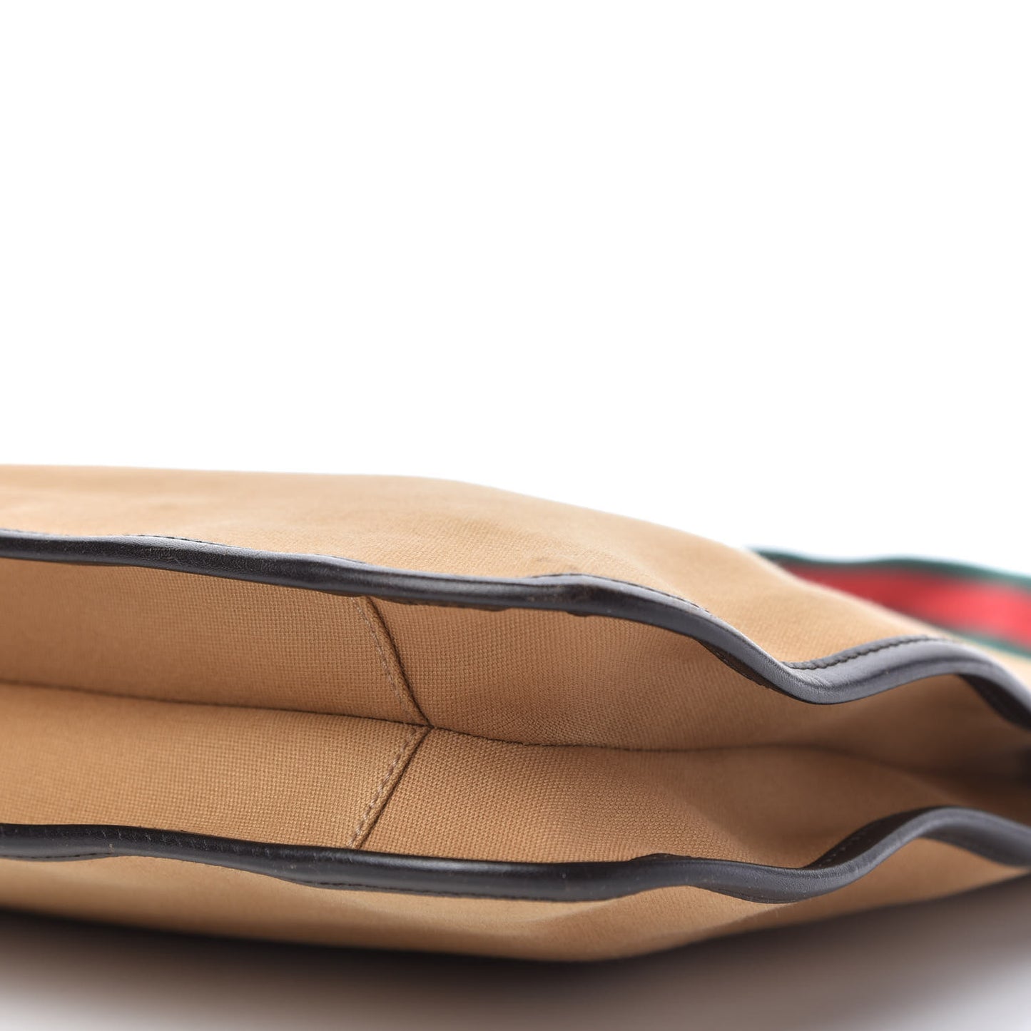 Canvas Web Shoulder Bag Beige