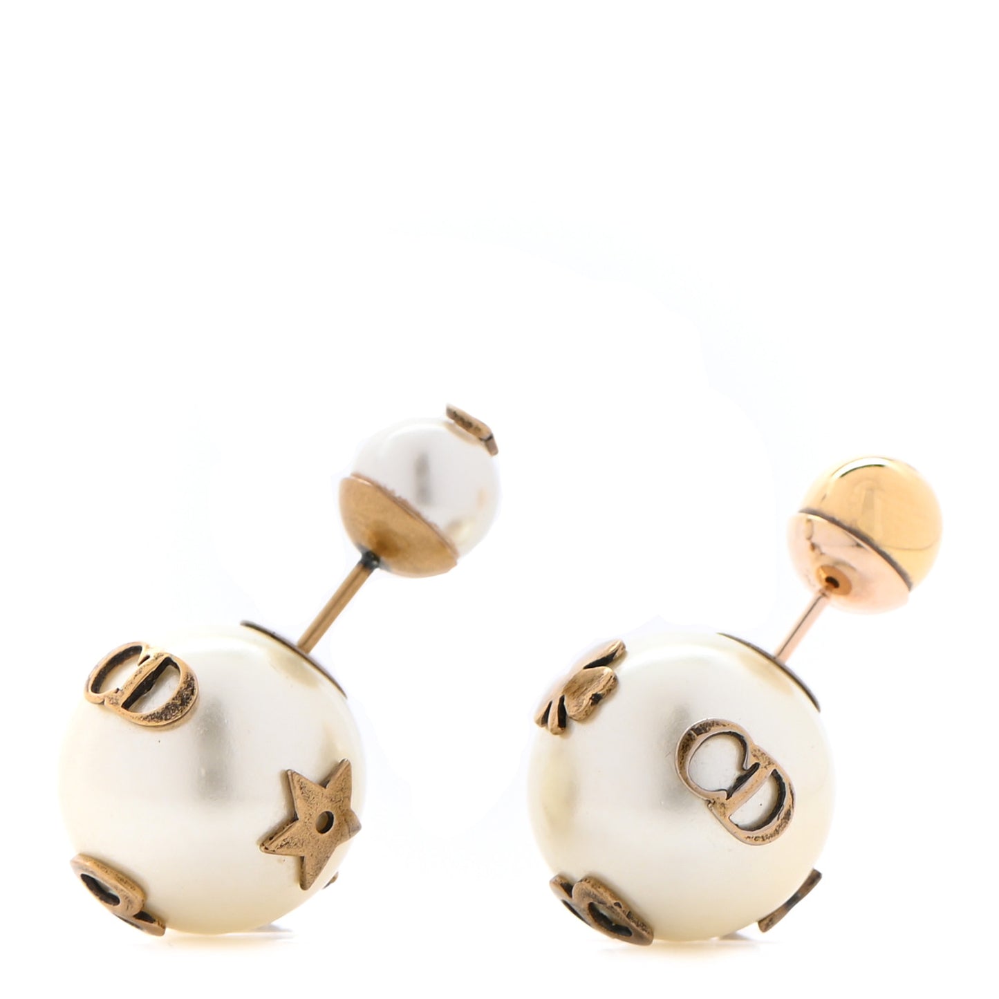 Mise En Dior Tribal Crystal Charm Earrings