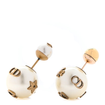 Christian Dior Mise En Dior Tribal Crystal Charm Earrings 1 of 4