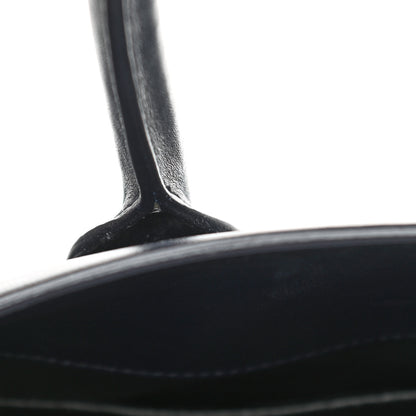 Saint Laurent Smooth Calfskin Small Double Face Sac De Jour Marine Black 10 of 11