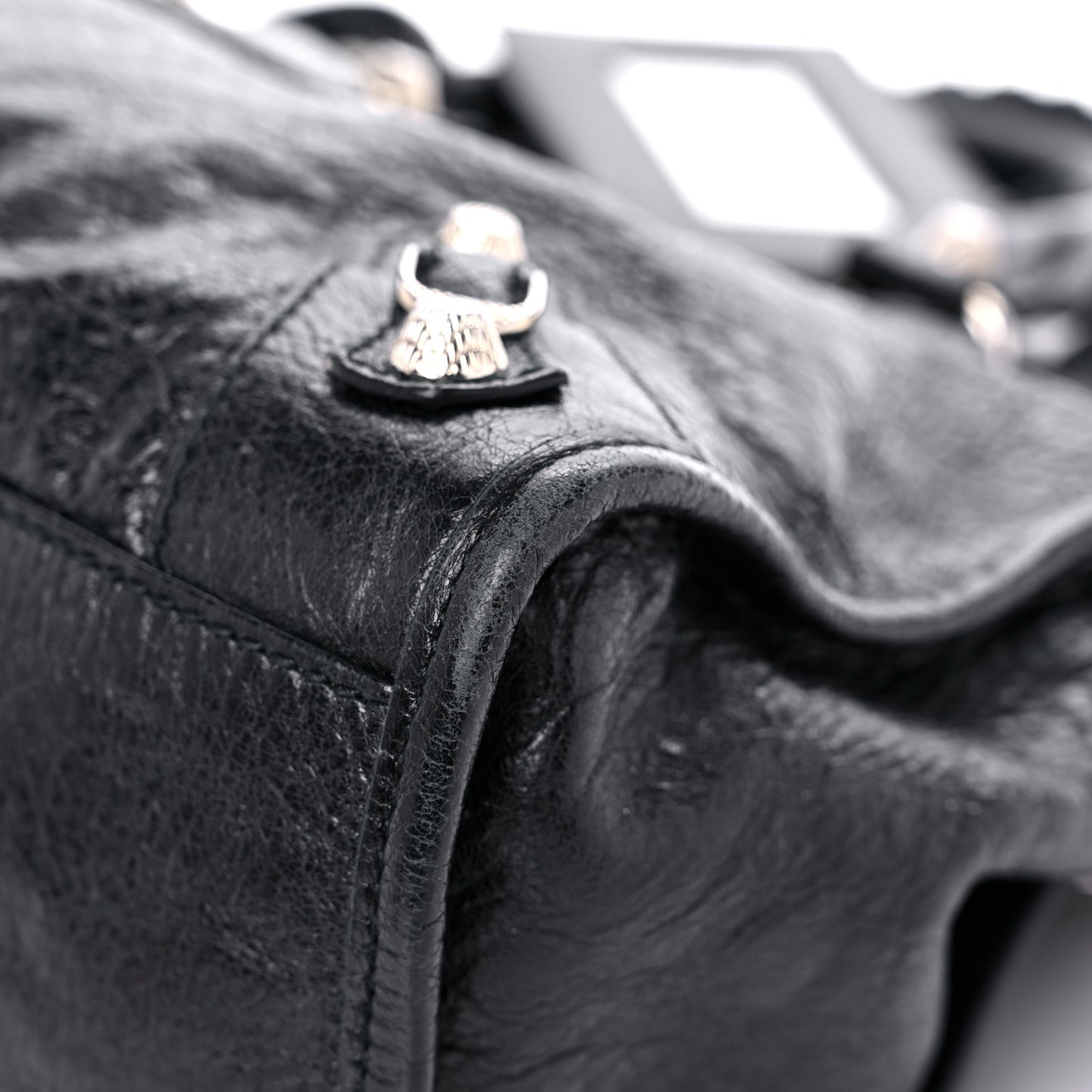 Agneau Giant 12 Silver Hardware City Black