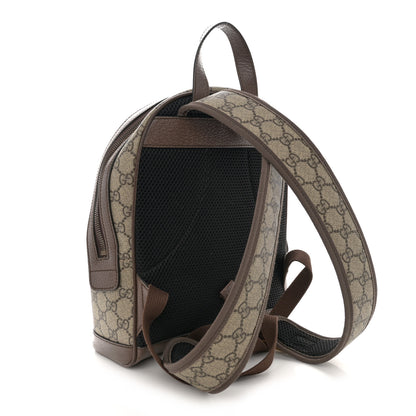 Gucci GG Supreme Monogram Calfskin Web Small Ophidia Day Backpack Beige Ebony New Acero 3 of 10