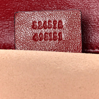 Gucci Azalea Calfskin Matelasse Medium GG Marmont Slim Tote Romantic Cerise 9 of 9