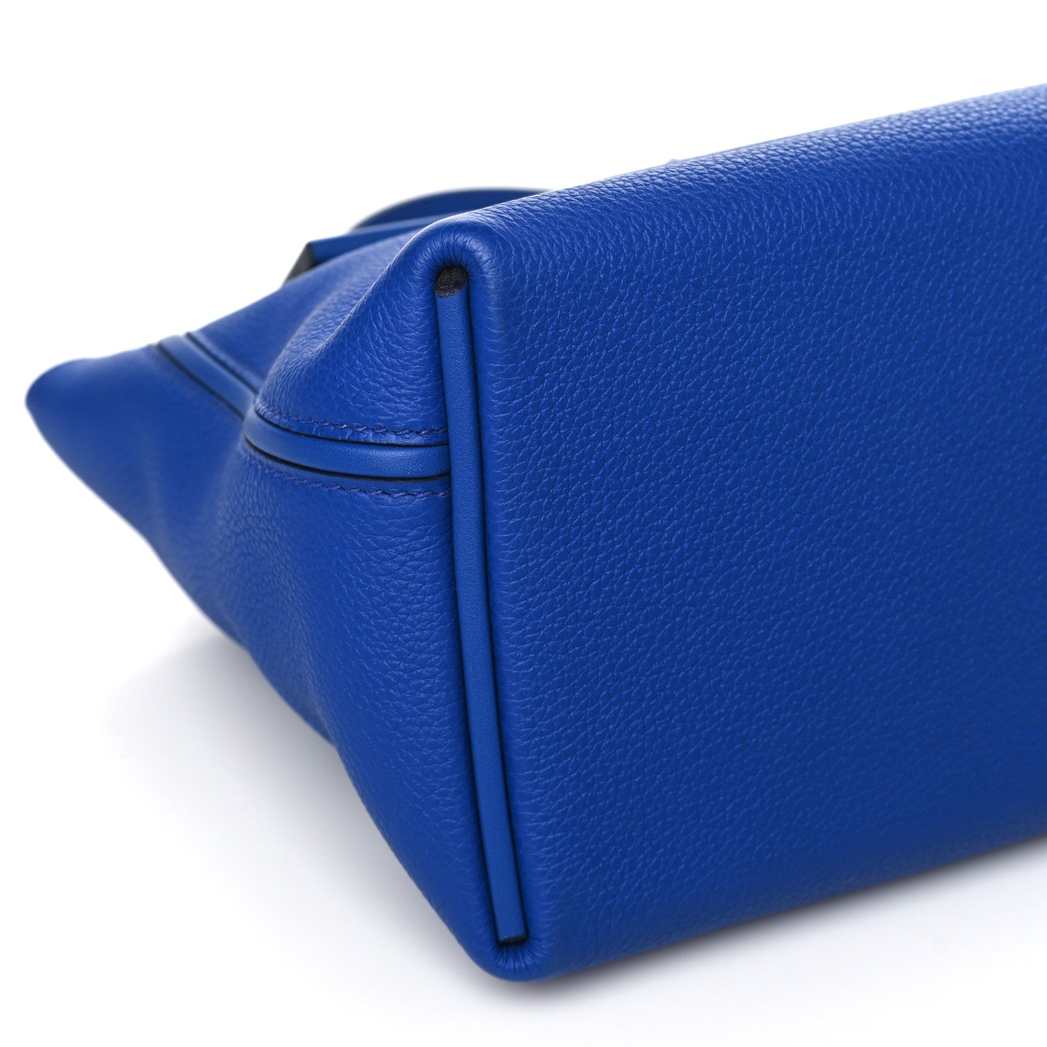 Hermes Togo Swift Verso 24/24 29 Bleu France Gold 9 of 10