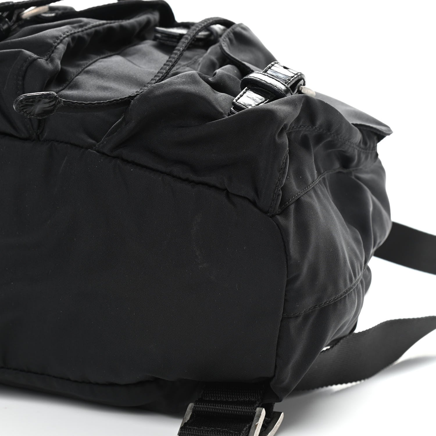 Prada Nylon Vela Medium Backpack Black 9 of 12