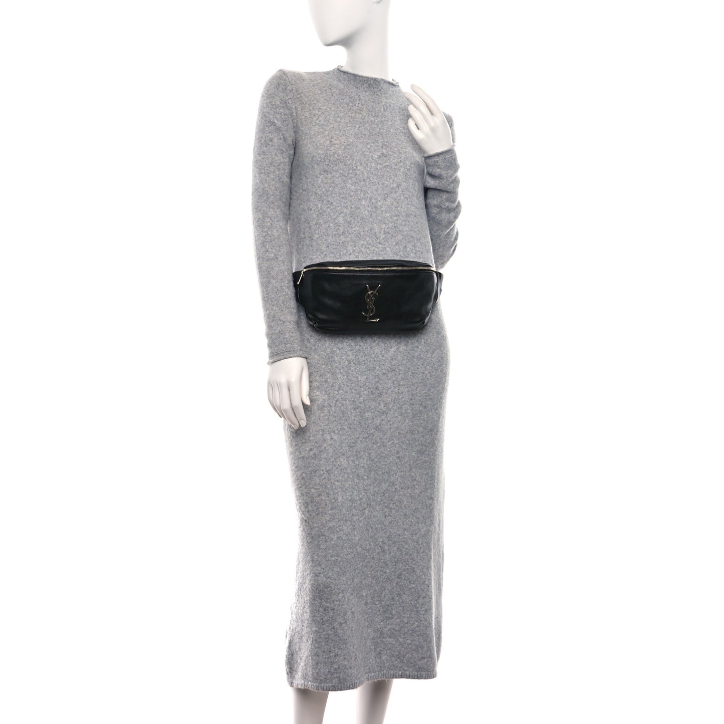 Calfskin Monogram Belt Bag Black