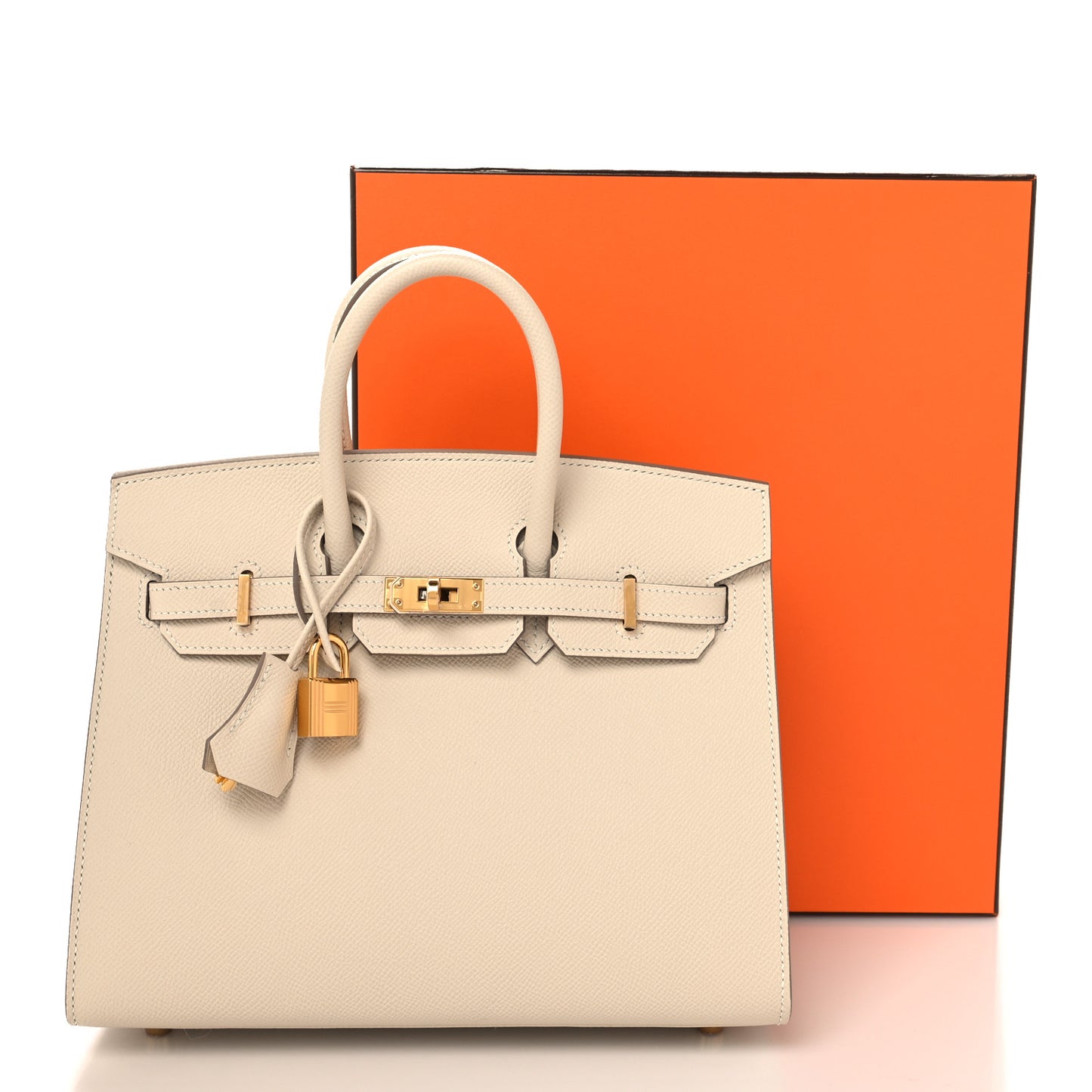 Epsom Birkin Sellier 25 Craie