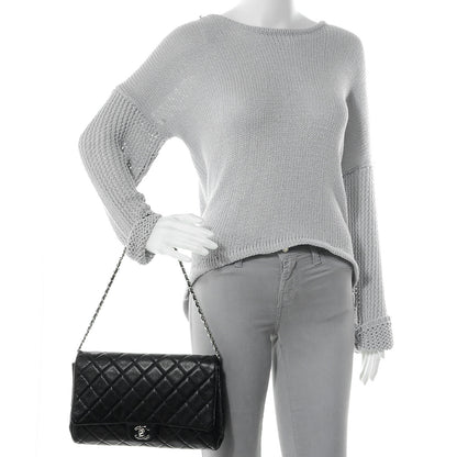 Chanel Caviar Quilted Clutch Flap Black 2 of 8