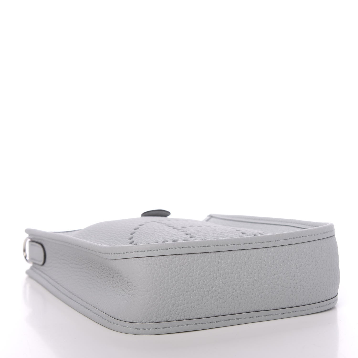 Hermes Taurillon Clemence Amazone Evelyne TPM Bleu Pale Indigo 4 of 11
