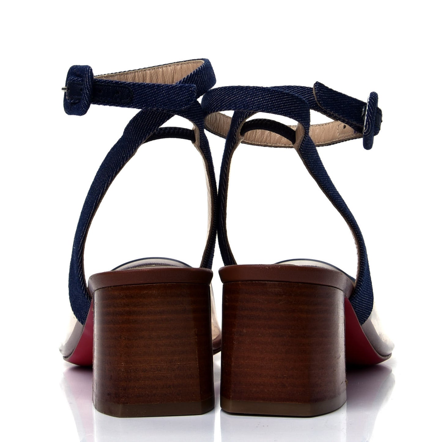 Denim PVC Asticocotte 55 Pumps 36.5 Version Denim Noce Luc