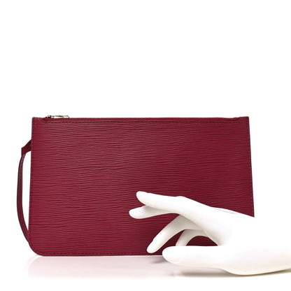 Louis Vuitton Epi Neverfull MM GM Pochette Fuchsia 2 of 6